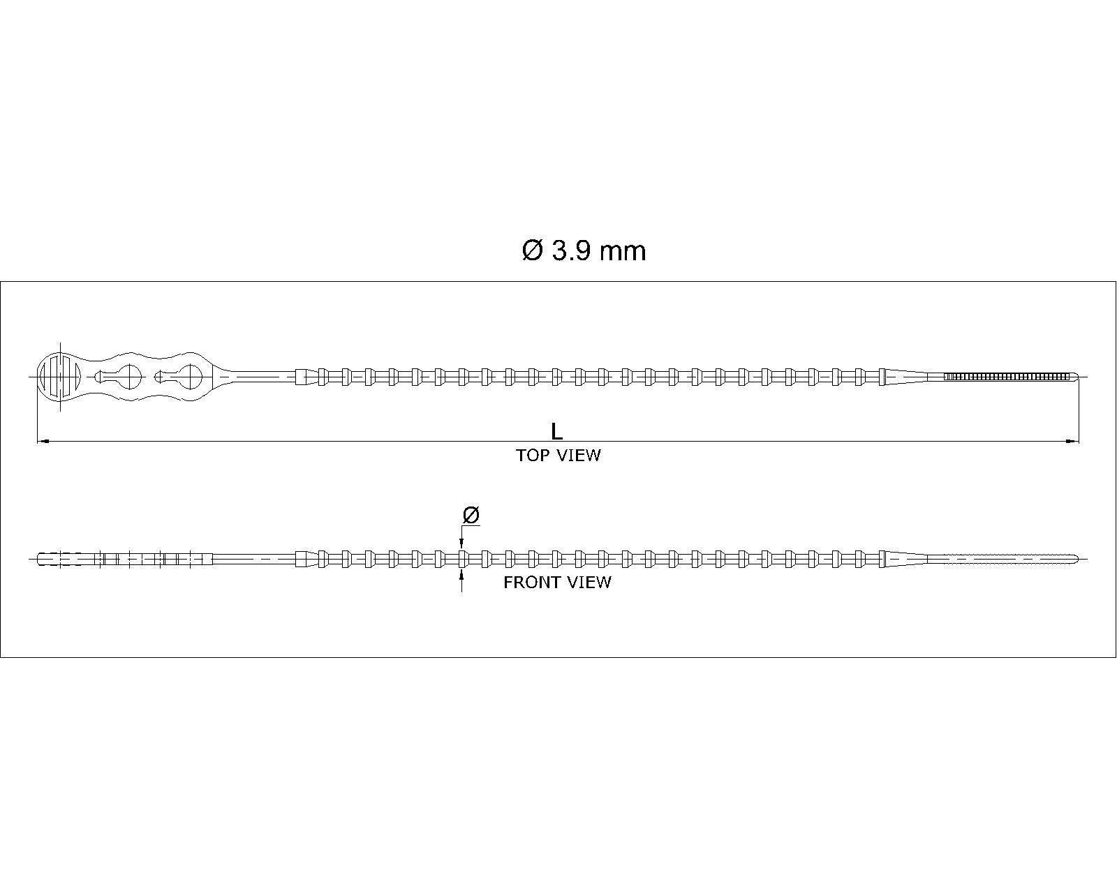 Beaded Releasable Tie Application