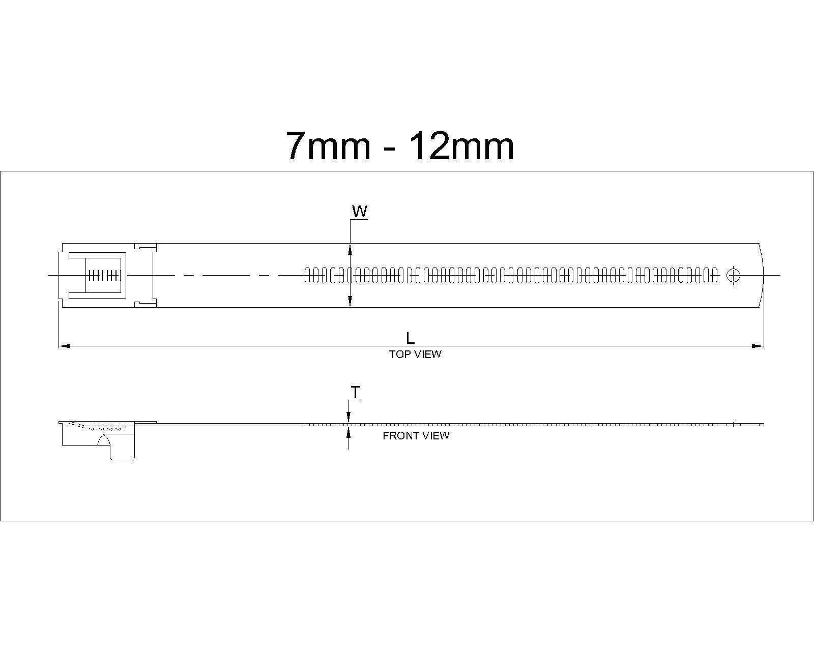 Multi Lock Steel Tie Coated Application