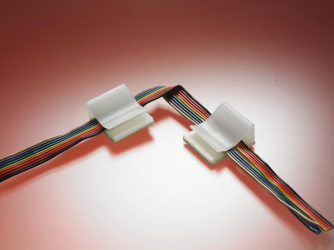 Self Adhesive Flat Cable Clamp Technical Drawing